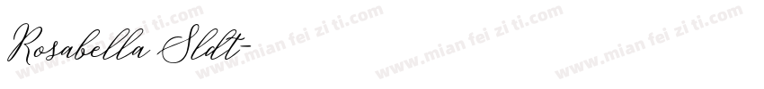 Rosabella Sldt字体转换